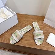 Dior Dway Slide Lily Of The Valley Natural/Green - 2
