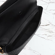 Gucci Large Chain Shoulder Bag in Black Leather 36x19.5x9.5cm - 5