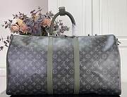 Louis Vuitton Keepall Bandoulière 55 Khaki Green 55x31x26cm - 4
