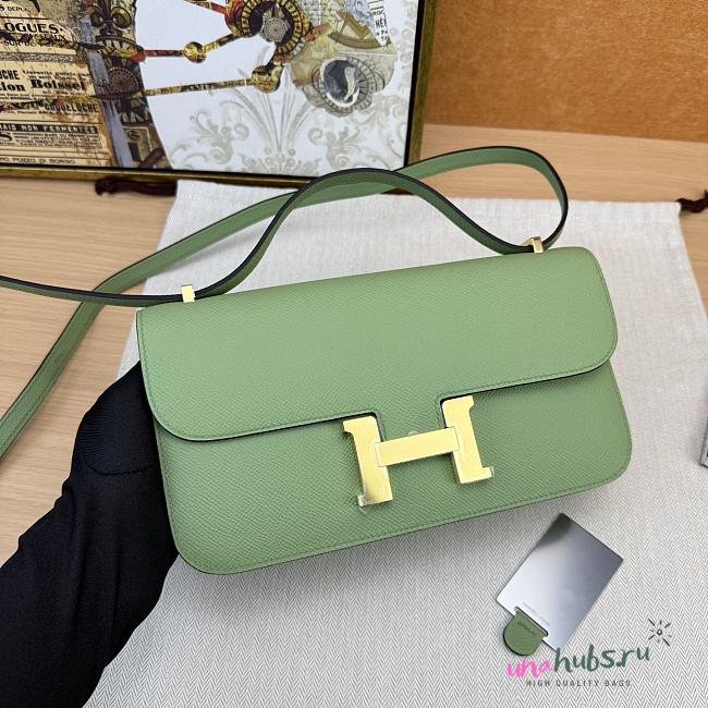 Hermes Constance Elan Green Epsom gold 24cm - 1