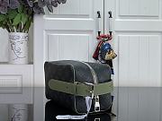 Louis Vuitton Locker Dopp Kit Khaki Green 23x13x12cm - 3