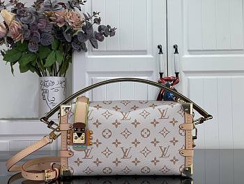 Louis Vuitton Side Trunk MM East-West Monogram Dune 28x15x7cm