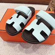 Hermes Chypre sandal light blue  - 2