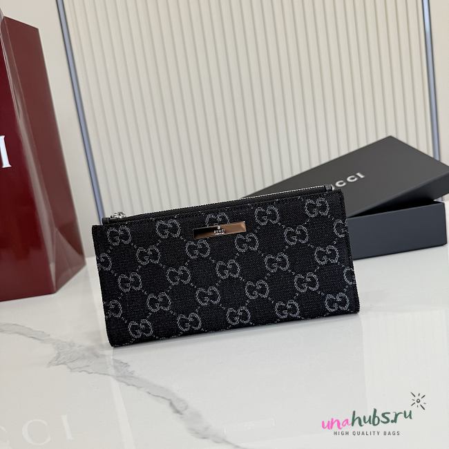 Gucci GG Denim wallet 19x10x1.5cm - 1