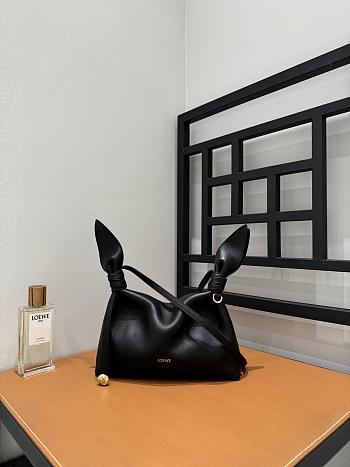 Loewe Mini Scarf bag smooth calfskin black 24.5x6x14.5cm