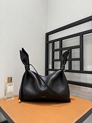 Loewe Medium Scarf bag in smooth calfskin black 34x8.5x21cm - 1