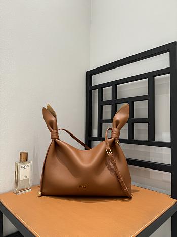 Loewe Medium Scarf bag in smooth calfskin brown 34x8.5x21cm