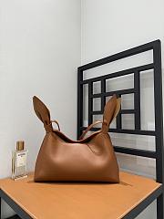 Loewe Medium Scarf bag in smooth calfskin brown 34x8.5x21cm - 3