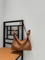 Loewe Medium Scarf bag in smooth calfskin brown 34x8.5x21cm - 2