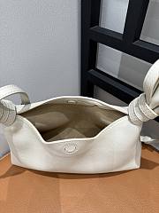 Loewe Mini Scarf bag smooth calfskin White 24.5x6x14.5cm - 5