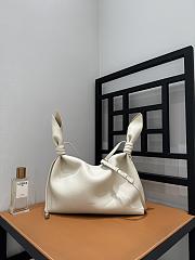 Loewe Medium Scarf bag in smooth calfskin White 34x8.5x21cm - 1