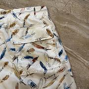 Burberry Feather Print Cotton Shorts - 2
