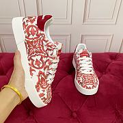 Dolce & Gabbana Majolica-print canvas portofino sneakers - 4