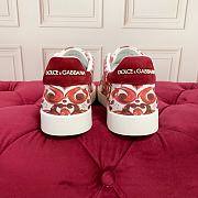 Dolce & Gabbana Majolica-print canvas portofino sneakers - 3