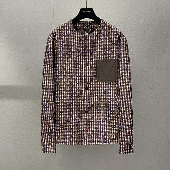 Louis Vuitton Monogram Chic Collarless Tweed Jacket
