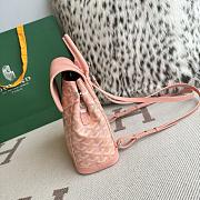 Goyard Goyardine Canvas Powder Pink Backpack 23x19x9.5cm - 4
