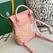 Goyard Goyardine Canvas Powder Pink Backpack 23x19x9.5cm - 2