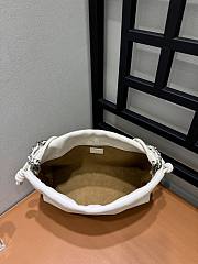Loewe Medium Flamenco purse fine grained calfskin white 30x10.5x20cm - 4