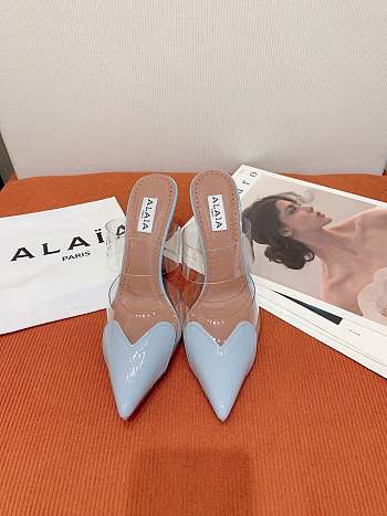 Alaia Light Blue Heels