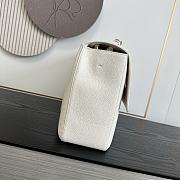 Chanel 26S Flap Bag MAXI Caviar gold White 39x28x11cm - 3