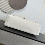 Chanel 26S Flap Bag MAXI Caviar gold White 39x28x11cm - 2