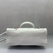 Balenciaga Le City Bag Small white Arena lambskin 30x19x9.6cm - 4