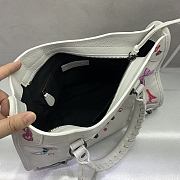 Balenciaga Le City Bag Small white Arena lambskin 30x19x9.6cm - 2