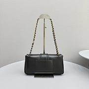 Jacquemus Chaîne soft shoulder bag in black 25x12x5cm - 3