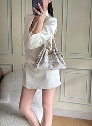 Chanel 25 Handbag Tweed 30x26x14cm - 2