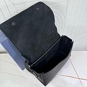 Dior Normandie Messenger Bag With Flap in Blue 33x23x11.5cm - 3