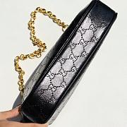 Gucci Lady Lunetta Chain small shoulder bag black 24.5x15x5cm - 2