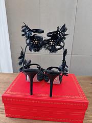 René Caovilla 100mm Jolene Sandals Black - 4