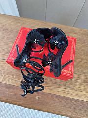 René Caovilla 100mm Jolene Sandals Black - 2