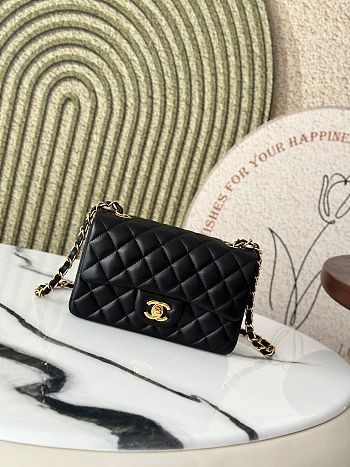 Chanel Classic Flap Bag Black 20cm