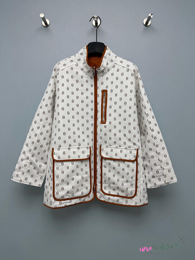 Hermès Chaîne d'Ancre Reversible Coat - 1