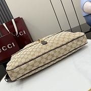 Gucci Jackie Flap large crossbody bag Sand dark brown 43x29x5cm - 2