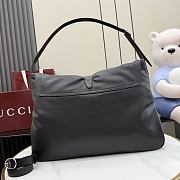 Gucci Jackie Flap large crossbody bag Black 43x29x5cm - 2