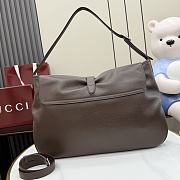 Gucci Jackie Flap large crossbody bag dark brown 43x29x5cm - 3