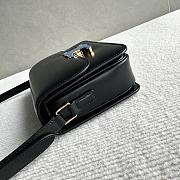 Celine Teen Triomphe Bag Calfskin Black 18.5x13.5x7cm - 5