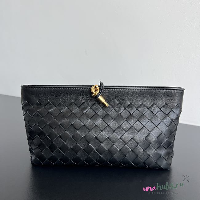 Bottega Veneta Andiamo Boat Pouch black 31x16x8cm - 1