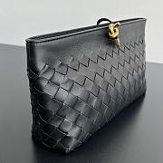 Bottega Veneta Andiamo Boat Pouch black 31x16x8cm - 4