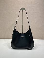 Prada Boogie medium leather bag black 33x22x8cm - 1