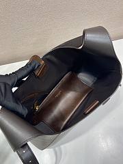 Prada Boogie medium leather bag dark brown 33x22x8cm - 5