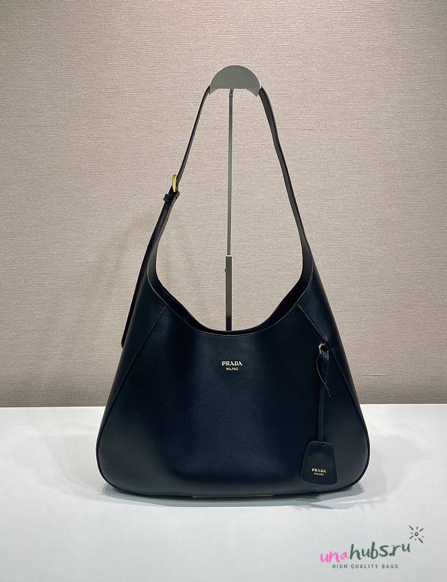 Prada Boogie large leather bag black 40x24.5x9cm - 1