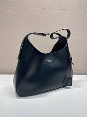 Prada Boogie large leather bag black 40x24.5x9cm - 5