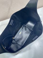 Prada Boogie large leather bag black 40x24.5x9cm - 2