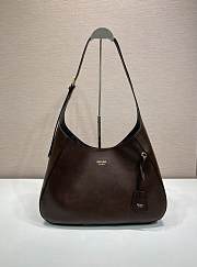 Prada Boogie large leather bag dark brown 40x24.5x9cm - 1