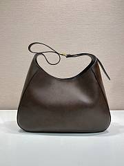 Prada Boogie large leather bag dark brown 40x24.5x9cm - 2