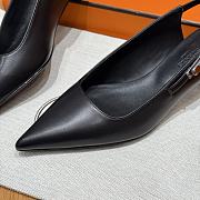 Hermes Lover 40 black pump - 4