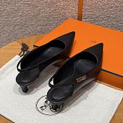 Hermes Lover 40 black pump - 2
